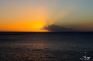 Sunset in Martinique